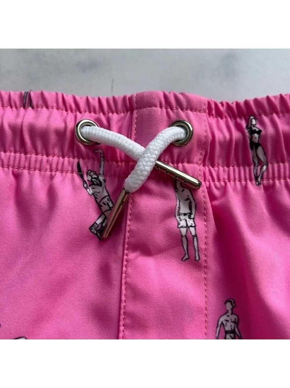 Bermies Pink Beach Swim Shorts Swimwear Size XL